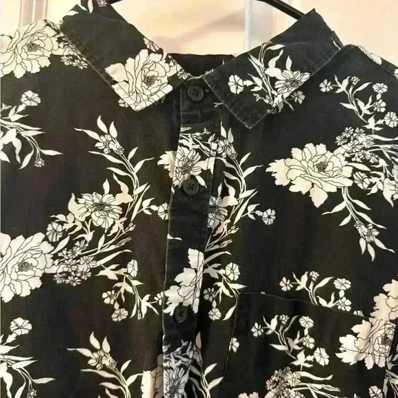 Forever 21 Button Up Dress Casual Button Up Shirt Vintage - Picture 2 of 4